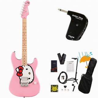 Squier by Fender Limited Edition Hello Kitty Stratocaster Maple Fingerboard Pink GP-1アンプ付属エレキギター初心者セッ