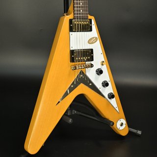 Epiphone 1958 Korina Flying V White Pickguard Aged Natural 【名古屋栄店】