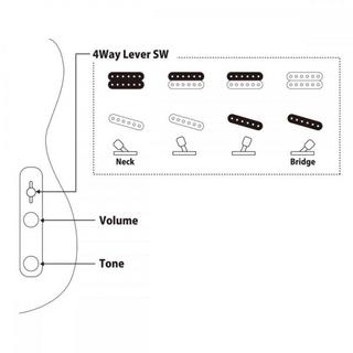 Fujigen エレキギター Neo Classic NTE210RAH-BK/01 / ブラック画像9