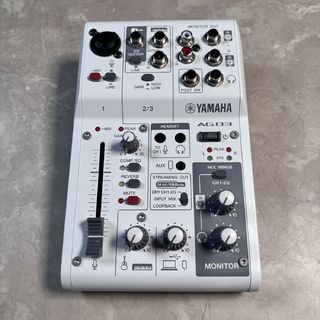 YAMAHA AG03 MK2 White（ホワイト） 配信用ミキサー ミキシングコンソール ウェブキャスティングミキサー