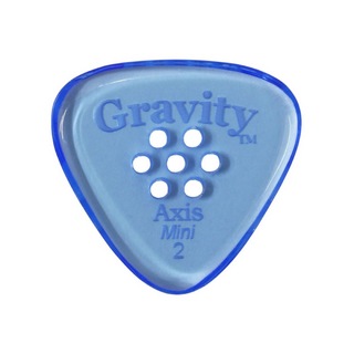 Gravity Guitar PicksAxis -Mini Multi-Hole- GAXM2PM 2.0mm Blue ギターピック