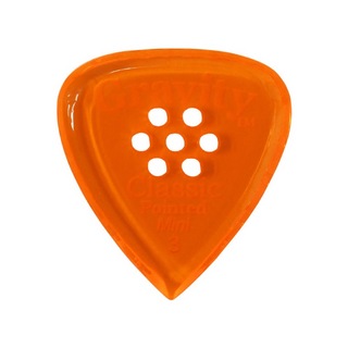 Gravity Guitar Picks Classic Pointed -Mini Multi-Hole- GCPM3PM 3.0mm Orange ギターピック