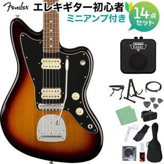 Fender Player Jazzmaster 3-Color Sunburst 初心者14点セット ミニアンプ付 ジャズマスター