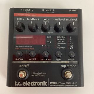 ギター t.c. electronic Nova Delay Amazon | tc electronic プログラマブル ディレイ ND-1 NOVA DELAY