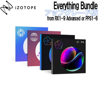 iZotope 【ブラックフライデー】Everything Bundle アップグレード版 from RX 1-9 Advanced or Post Production Sui