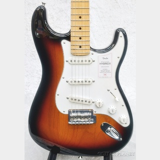 Fender Made In Japan Hybrid II Stratocaster -3 Tone Sunburst/Maple-【JD24031174】【3.37kg】