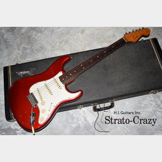 FenderStratocaster '65 Candy Apple Red  /Rose  neck