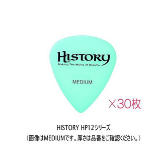 HISTORY HP12M(MEDIUM) ピック 30枚 セット ミディアム