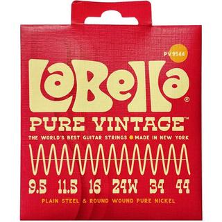 La BellaのPure Vintageシリーズのギター弦に.0095〜.044ゲージの新