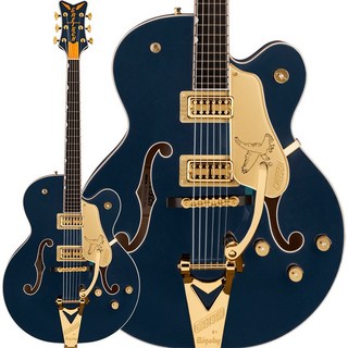 Gretsch G6136TG Players Edition Falcon Hollow Body with String-Thru Bigsby and Gold Hardware (Midnight Sa...