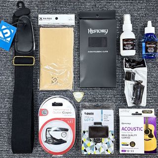 島村楽器 アコースティックギター用アクセサリーセット 【プレミアム】