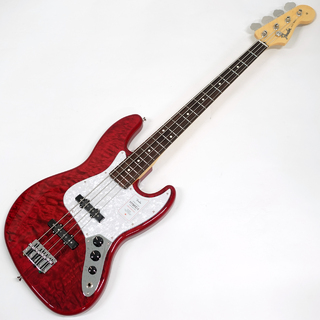 Fender 2024 Collection Made in Japan Hybrid II Jazz Bass / Quilt Red Beryl / RW