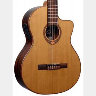 LAG Guitars OC118 CECLASSICAL CEDAR CUTAWAY ACOUSTIC-ELECTRIC (エレガット)