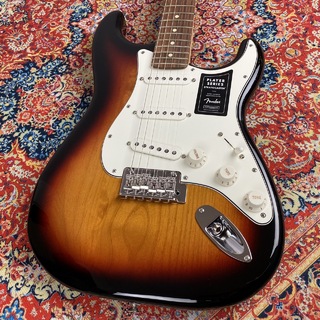 Fender Player Stratocaster Pau Ferro Fingerboard - 3-Color Sunburst【現物画像】