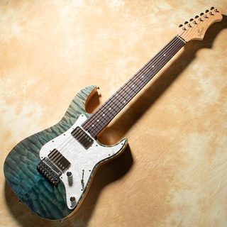 infinite Trad Fullsize Dinky ST 7st Blue w/ Bare Knuckle Ragnarok 