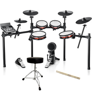 DONNER DED-300X シンプルセット 電子ドラム 4シンバル オールメッシュパッド Bluetooth搭載