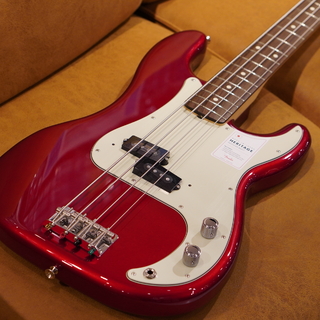Fender 2023 collection Made in Japan Heritage 60s Precision bass, Rosewood Fingerboard, Candy Apple Red