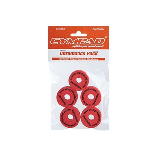 CYMPADChromatics / Cymbal Washer Red 40×15mm 5個セット [LCYMCRM5SET15RD]