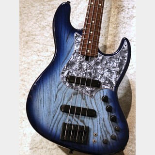 Xotic XJ-1T 4st Ash/R -See Through Blue Burst "Black Filler"-【Raw Vintage P.U】