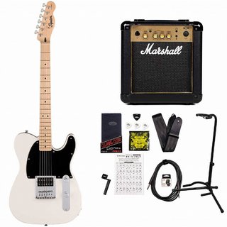 Squier by Fender Sonic Esquire H Maple Fingerboard Black Pickguard Arctic White スクワイヤー MarshallMG10アンプ付属エ