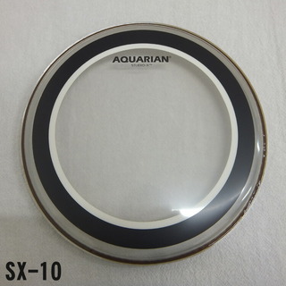 AQUARIANアクエリアン ドラムヘッド(クリアヘッド)SX-10 10インチ(リングミュート)Studio-X