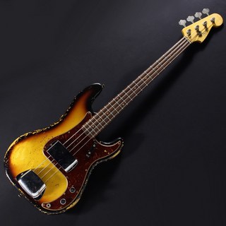 Fender Custom Shop Limited Edition 1963 Precision Bass Heavy Relic Faded/Aged 3-Color Sunburst