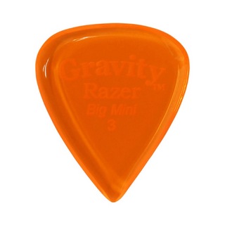 Gravity Guitar PicksRazer -Big Mini- GRAB3P 3.0mm Orange ギターピック