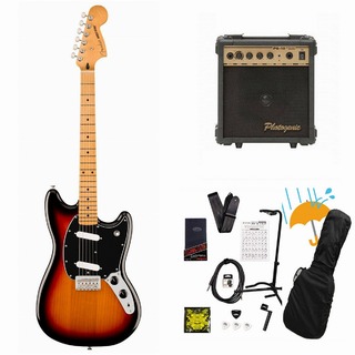 FenderPlayer II Mustang Maple FB 3-Color Sunburst エレキギター PG-10アンプ付属エレキギター初心者セットR【W