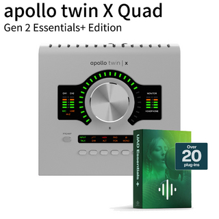 Universal Audio Apollo Twin X QUAD Gen2 Essentials+ Edition オーディオインターフェイス