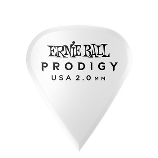 ERNIE BALL アーニーボール 9341 2.0mm White Sharp Prodigy Picks 6-pack ギターピック