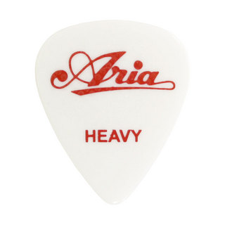 ARIA RUBBER GRIP Tear Drop HEAVY WH×10枚 ギターピック