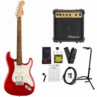 Fender Player Stratocaster HSS Pau Ferro Fingerboard Candy Apple Red フェンダー  PG-10アンプ付属エレキギタ