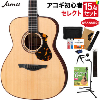 James J-900/S NAT アコースティックギター セレクト15点セット 初心者セット エレアコ オール単板