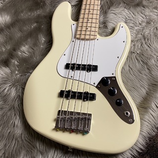 Squier by Fender Affinity Series Jazz Bass V -Olympic White 【現物画像】【最大36回分割無金利キャンペーン実施中】