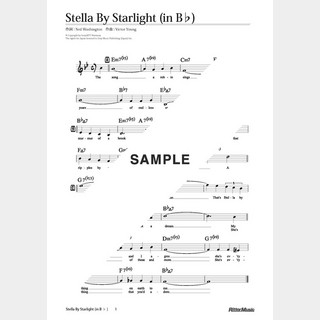 楽譜 Stella By Starlight（in B♭／原曲キー）