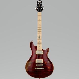 ESP POTBELLY FM Rāna / Distressed See Thru Wine Red(Lacquer)