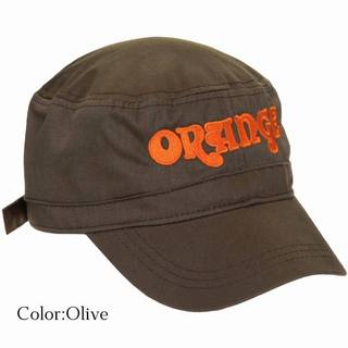 ORANGECadet hat with Orange motif -Olive- 《キャップ/帽子》【Webショップ限定】