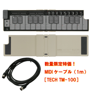 KORG nanoKEY Fold SB [NANOKEY-FD SB(Sand Beige)] + MIDI cable 1m ◆即納可能!送料無料!