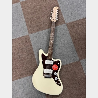 Squier by FenderParanormal Jazzmaster XII, Laurel Fingerboard, Tortoiseshell Pickguard, Olympic White
