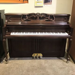 PRAMBERGER アップライトピアノ ブラウン 88鍵 PRAMBERGER 【展示品特価】消音ユニット付アップライトピアノ