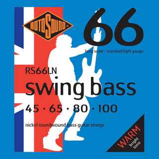 ROTOSOUND Swing Bass 66 Standard Light Nickel Roundwound, RS66LN (.045-.100)