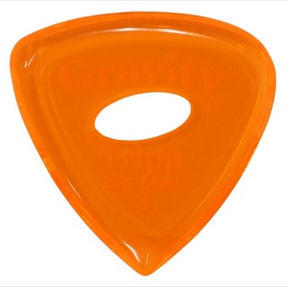 Gravity Guitar PicksTripp -Big Mini Elipse Grip Hole- GTRB3PE 3.0mm Orange ギターピック