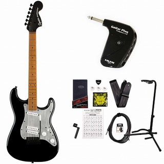 Squier by FenderContemporary Stratocaster Special Roasted Silver Anodized Pickguard Black  GP-1アンプ付属エレキギタ