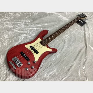 Warwick Streamer CV 4 Colored Satin/ Burgundy Red Transparent【フレイムネック個体‼】