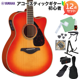 YAMAHA FSX825C AB アコースティックギター初心者12点セット エレアコギター 【島村楽器限定】