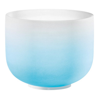 Meinl 10" Color Frosted Crystal Singing Bowl, Note G, Throat Chakra [CSBC10G]