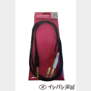 audio-technica Line Cable ATL484A 1.5m ステレオ標準プラグ / モノラル標準プラグ×2【渋谷店】