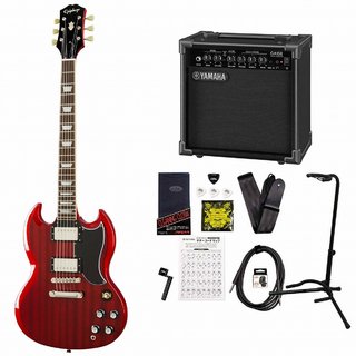 Epiphone Inspired by Gibson SG Standard 60s Vintage Cherry エピフォンYAMAHA GA15IIアンプ付属初心者セット！【W
