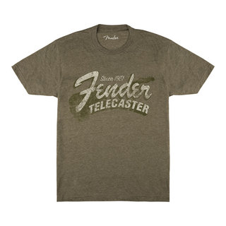 Fenderフェンダー Since 1951 Telecaster T-Shirt Military Heather Green Mサイズ Tシャツ