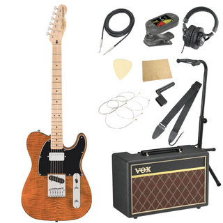 Squier by Fender Affinity Series Telecaster FMT SH Mocha エレキギター VOXアンプ付き 入門11点 初心者セット